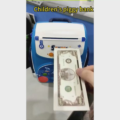 Modern Money Safe Musical Piggy Bank Toy for Kids and Adults